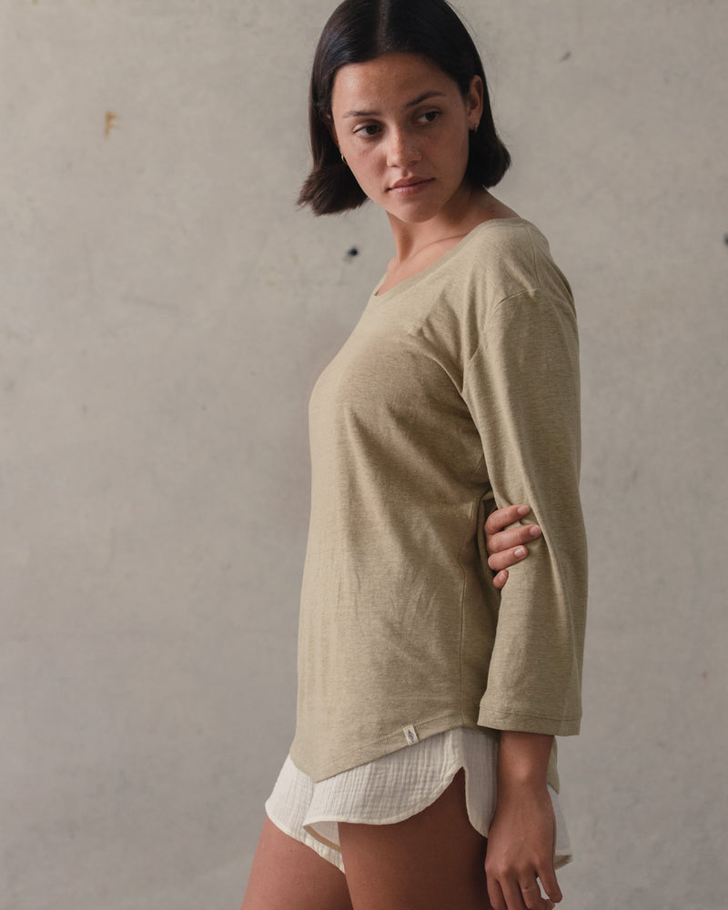 Half Sleeve Hemp Tee